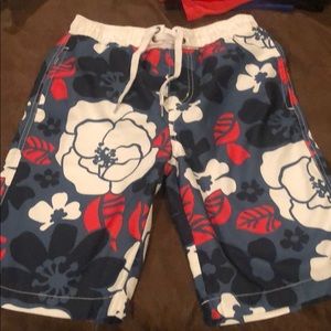 Silver swim trunks never worn